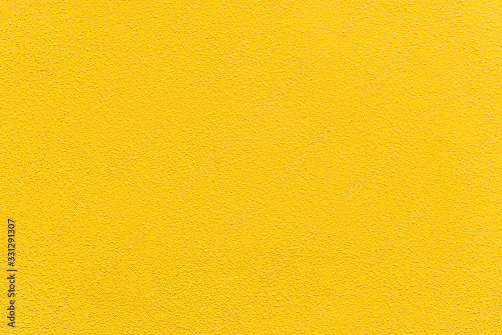 Naklejka premium vivid yellow concrete texture pattern simple background wall concept empty copy space for copy or your text