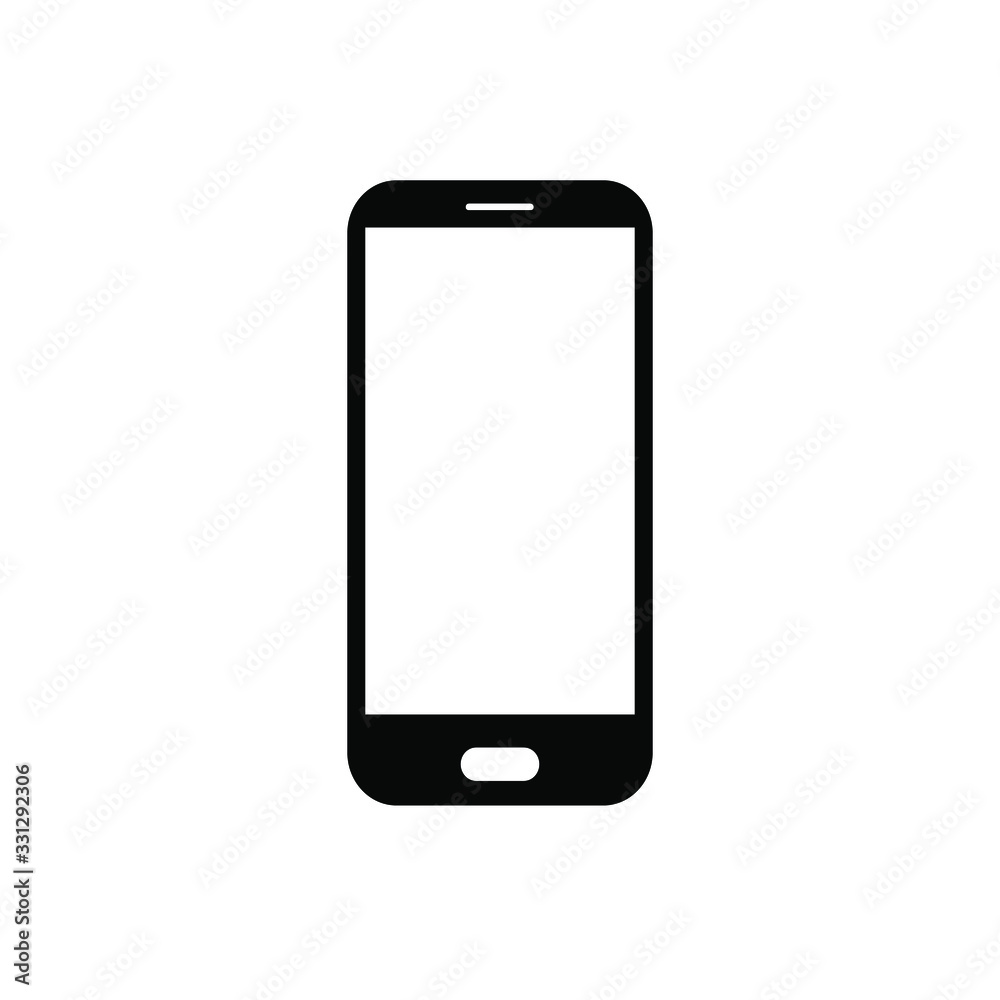 Smartphone sign symbol isolated on white background. icon Vector EPS 10 Smartphone sign symbol isolated on white background. icon Vector EPS 10