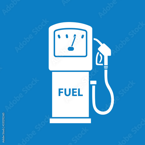 Gas fuel station pump icon