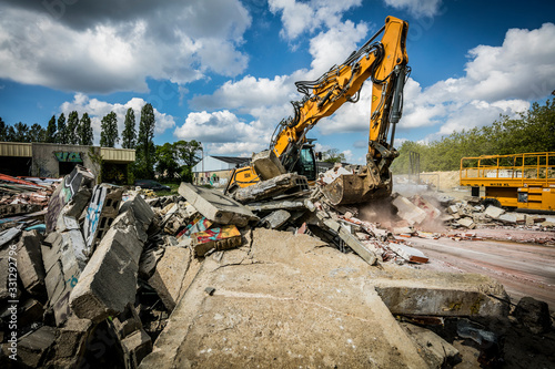 chantier de démolition