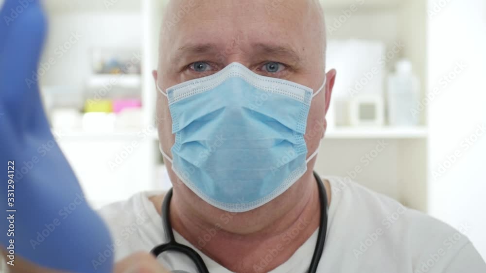 Doctor Image Wearing Protective Face Mask and Gloves, Medical Person with Protection Equipment in a Quarantined Hospital Against Virus Epidemic Doctor Image Wearing Protective Face Mask and Gloves, Medical Person with Protection Equipment in a Quarantined Hospital Against Virus Epidemic