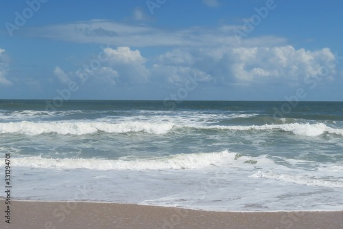 Beautiful ocean view on Atlantic coast of North Florida