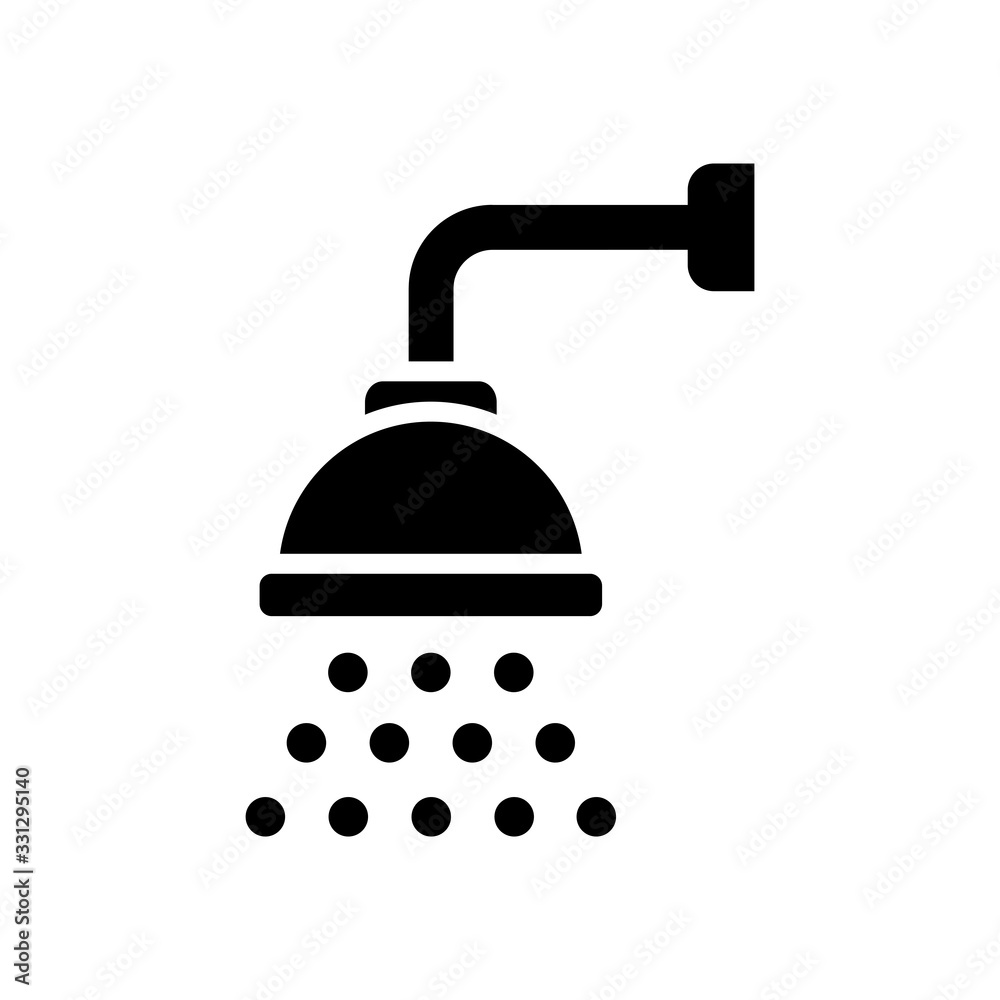 shower icon design vector template
