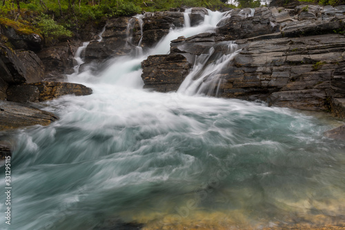 'silver' waterfall in Abisko © Ivan