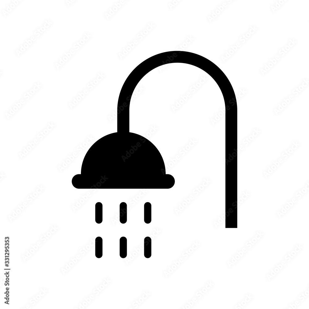 shower icon design vector template
