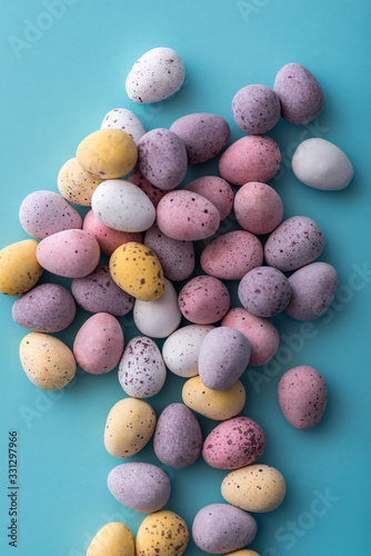colorful chocolate mini Easter eggs