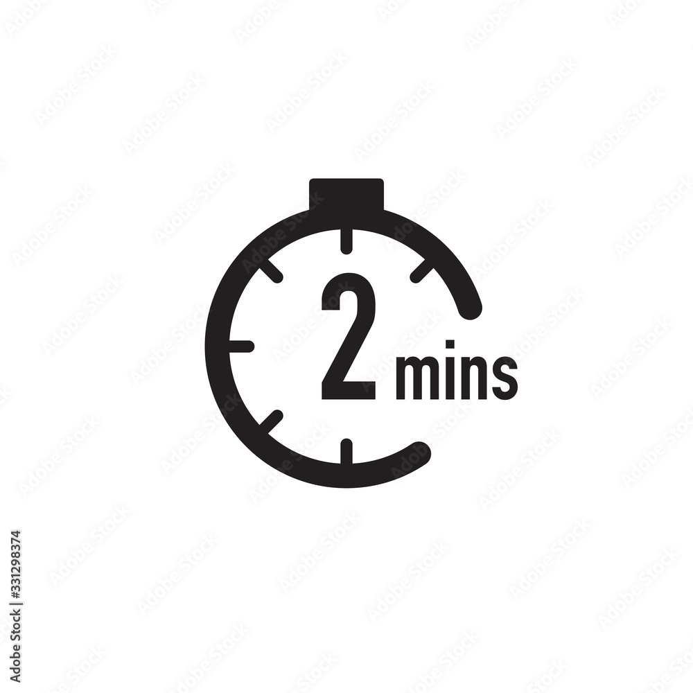 2 Minutes Timer Stopwatch Or Countdown Icon Time Measure Chronometr 2-minutes-timer-stopwatch-or-countdown-icon-time-measure-chronometr