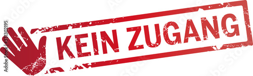 roter Stempel kein zugang