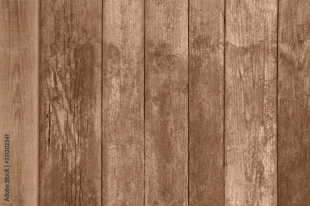 Fototapeta premium Old brown wooden wall texture