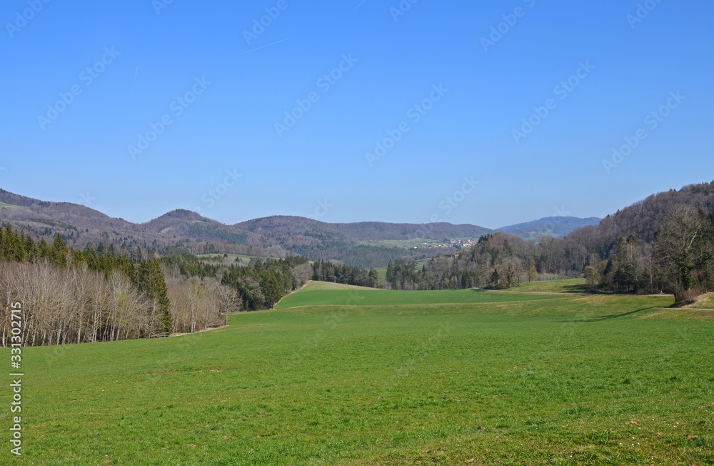 Landschaft bei Löwenburg JU