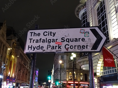 Indicazioni stradali londinesi - Londra