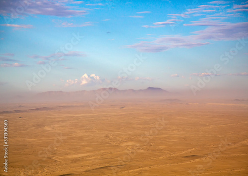 Aerial picture of the city of Swakopmund in western Namibia