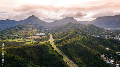 Hawaii Kaneohe Mountains 
