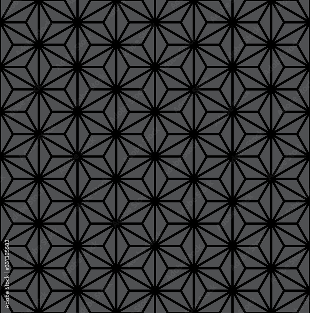 Seamless geometric hexagon, diamond and star shapes pattern. Seamless geometric hexagon, diamond and star shapes pattern.