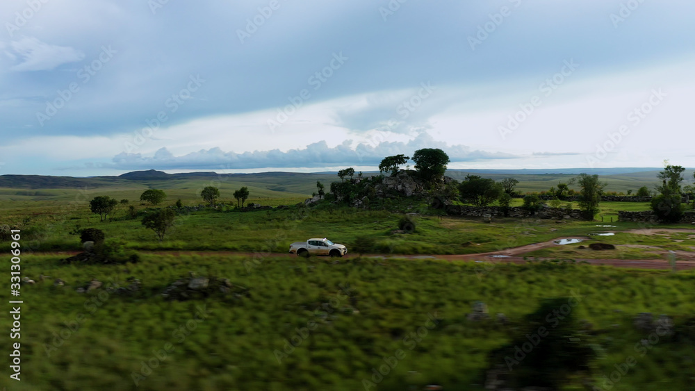 Pick-up truck tour of Serra da Canastra National Park