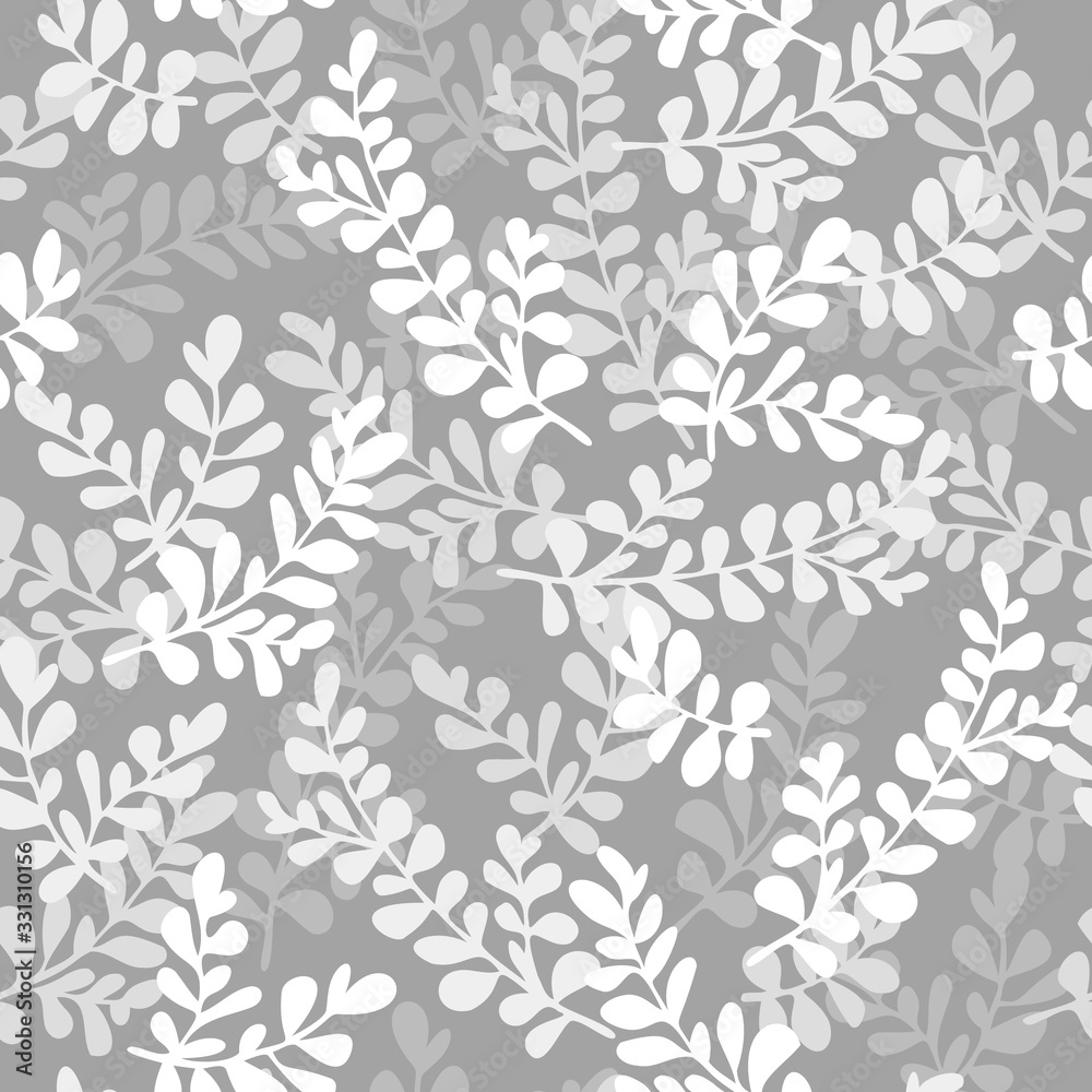 Vector seamless floral pattern with hand drawn small branches. Cute simple design for wallpaper, fabric, textile, wrapping paper Vector seamless floral pattern with hand drawn small branches. Cute simple design for wallpaper, fabric, textile, wrapping paper