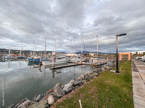 Ensenada. Baja California. Mexico.  23.12.2019. Ensenada Cruiseport Village. Hutchison Ports ECV Marina.  photo