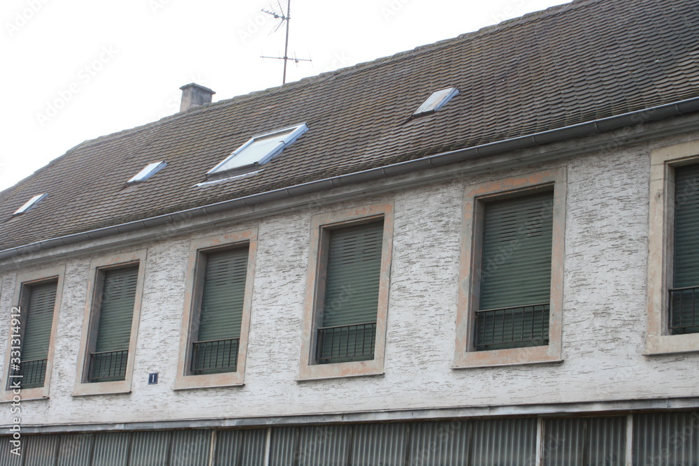 Haguenau, Elsass, Hausfassade Haguenau, Elsass, Hausfassade