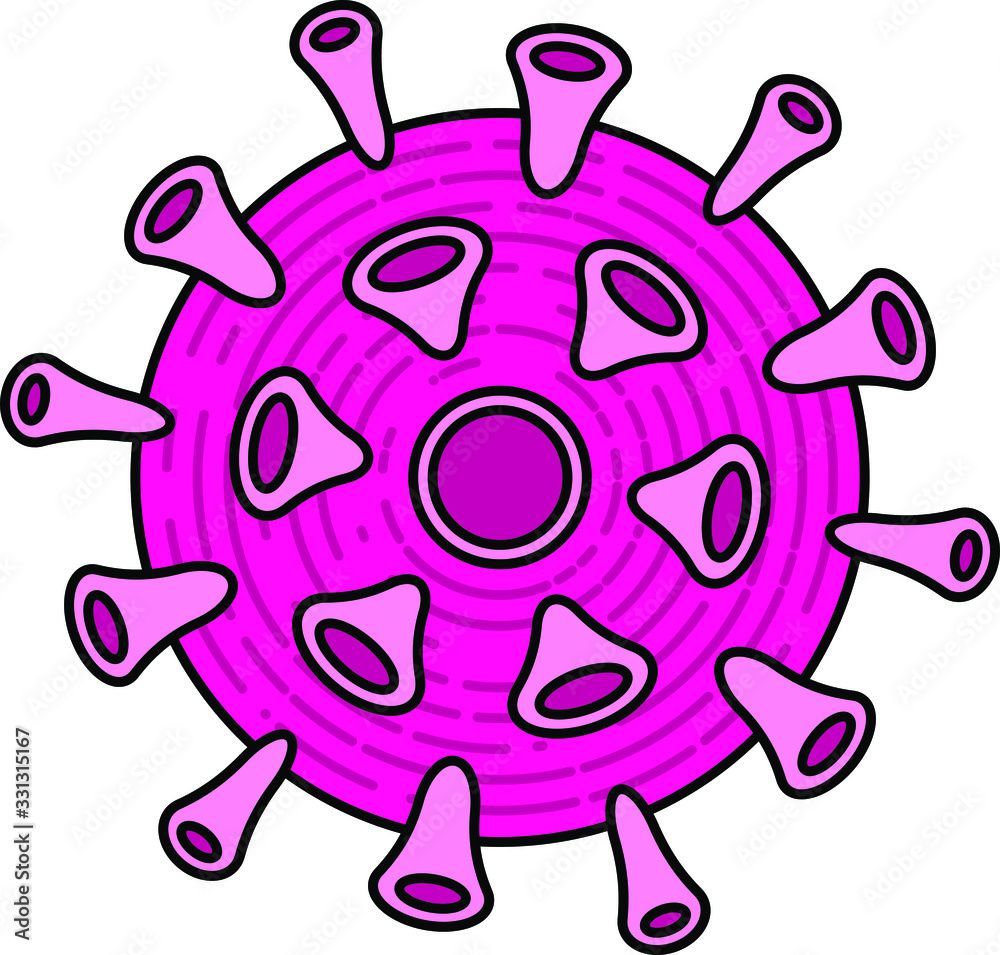 covid corona-virus flat vector illustration covid corona-virus flat vector illustration