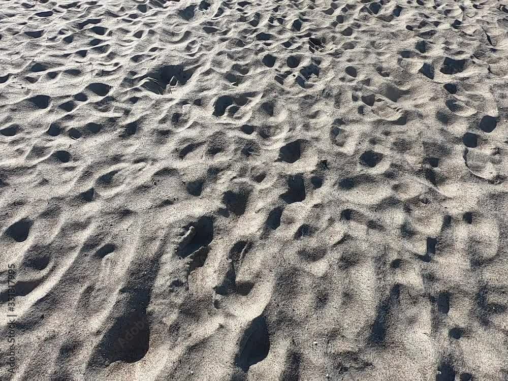 Strandspaziergang über Sand