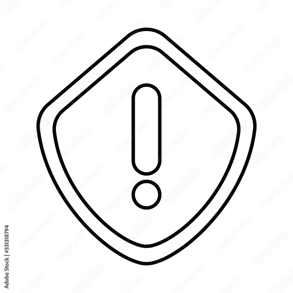 warning sign, line style icon warning sign, line style icon