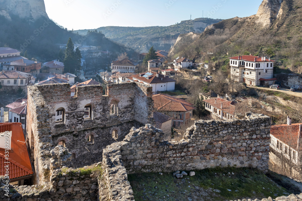 Amazing panorama of town of Melnik, Bulgaria