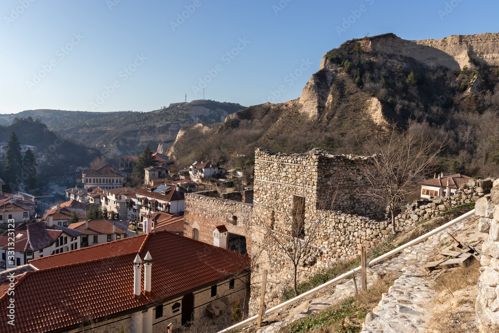 Amazing panorama of town of Melnik, Bulgaria