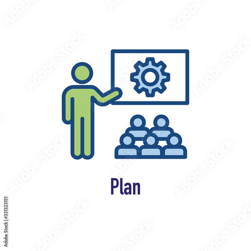 Development Operations and Life Cycle - DevOps Icon