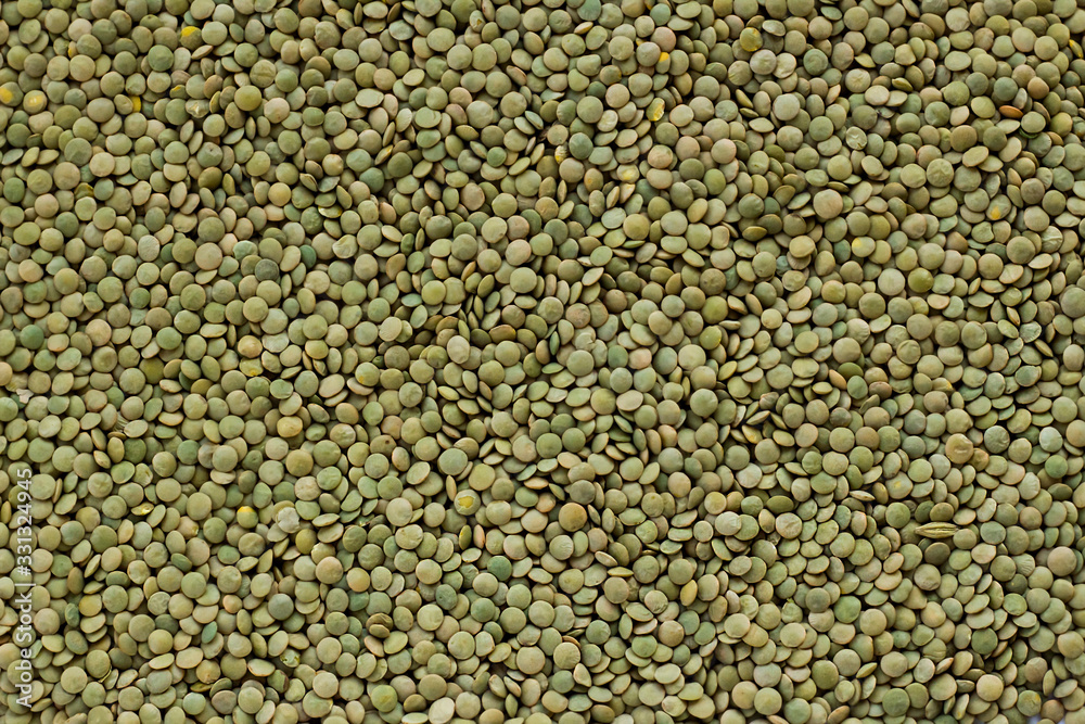 Traditional Turkish Domestic Green Lentil Background,flat layout. Traditional Turkish Domestic Green Lentil Background,flat layout.