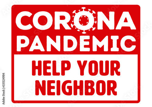 Corona pandemic go home virus