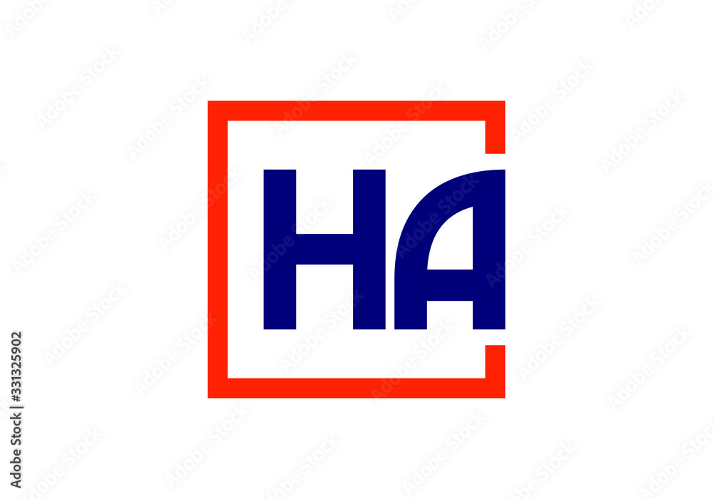 H A, HA Initial Letter Logo design vector template, Graphic Alphabet Symbol for Corporate Business Identity H A, HA Initial Letter Logo design vector template, Graphic Alphabet Symbol for Corporate Business Identity