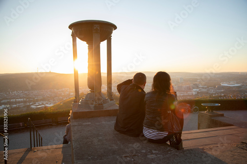 Blick Neckarpark Stuttgart photo