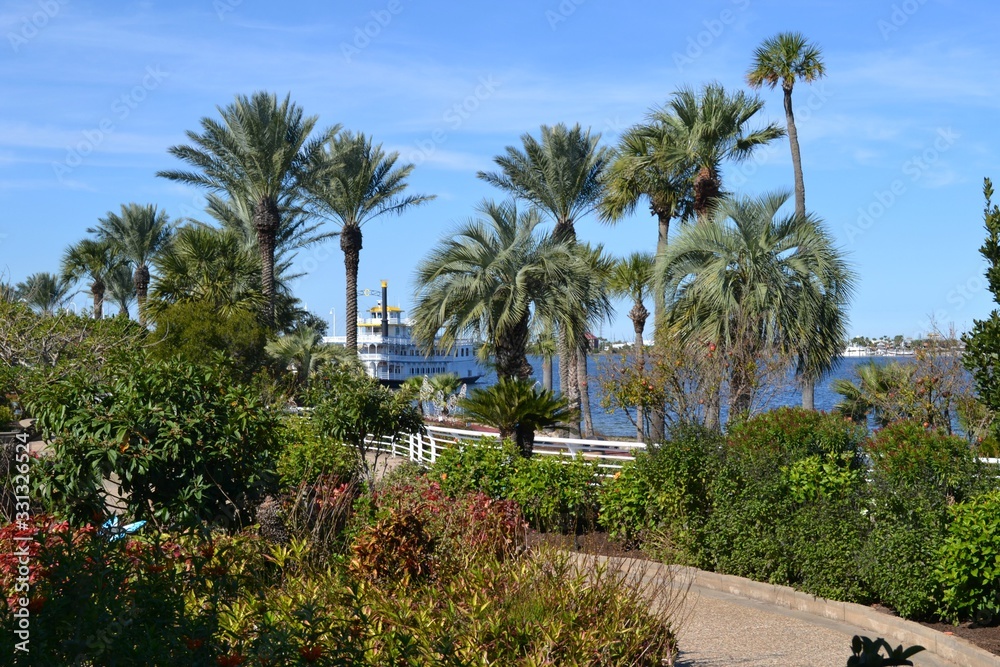 View from the Moody Gardens, Galveston Island, Texas