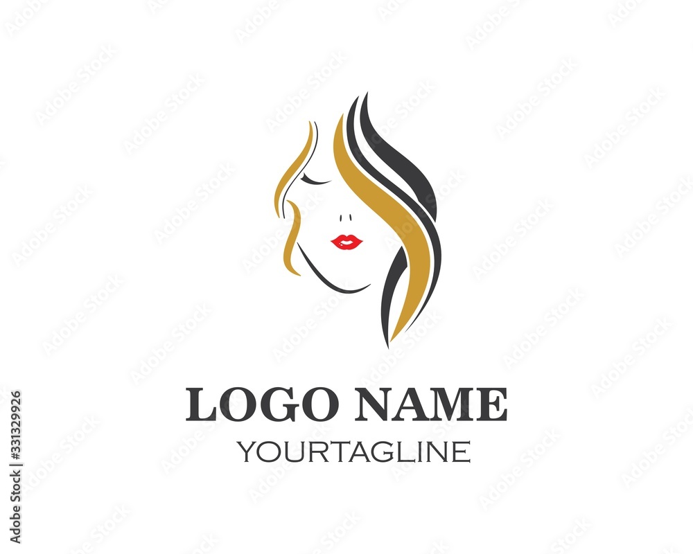 natural beauty woman vector illustration template natural beauty woman vector illustration template