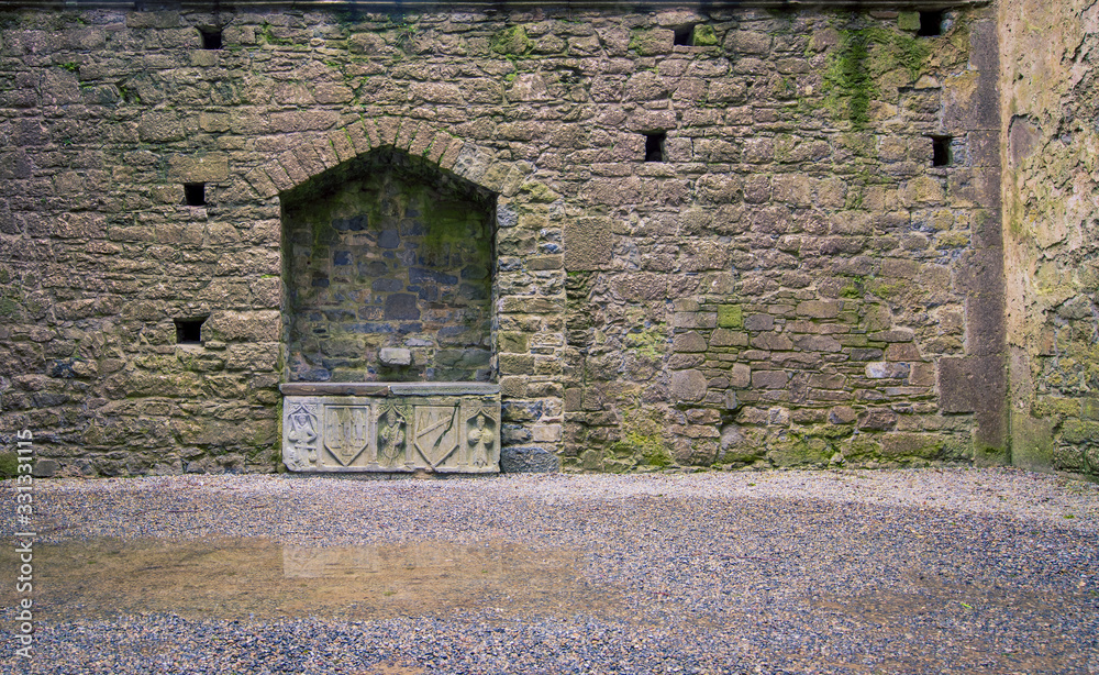 Fototapeta premium enclave in a church wall in Ireland