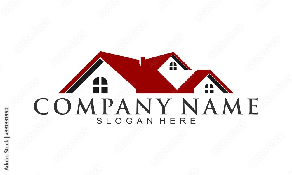 House property simple vector logo