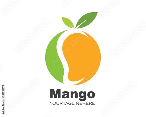 Fototapeta mango fruit vector illustration