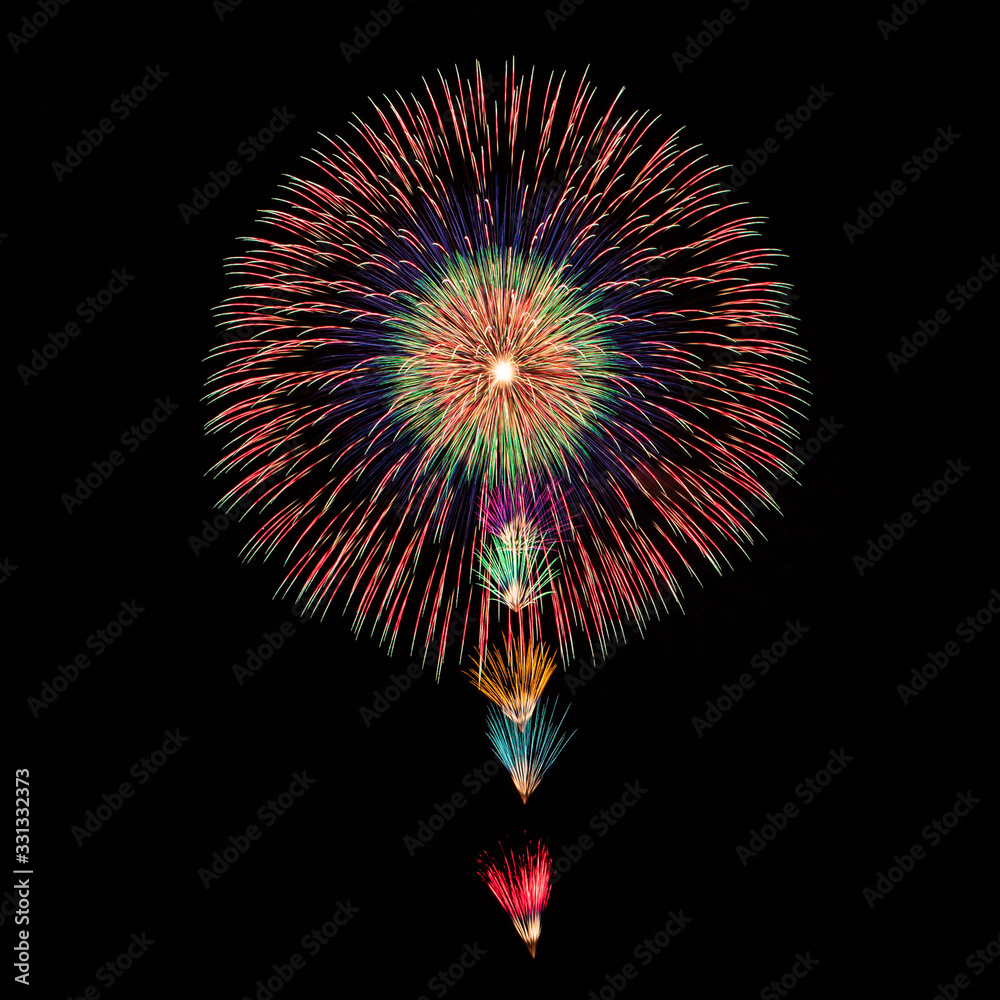 花火 fireworks 花火 fireworks