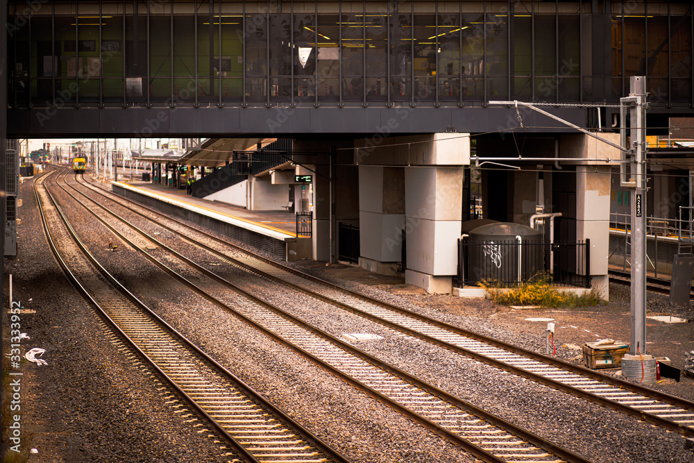 Train station empty, railway, subway, bus, transport