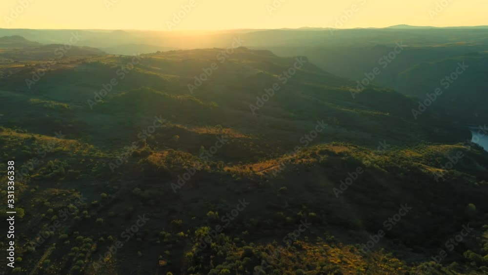 Sunset in Arribes del Duero Natural Park in Fermoselle, Zamora. Spain Sunset in Arribes del Duero Natural Park in Fermoselle, Zamora. Spain