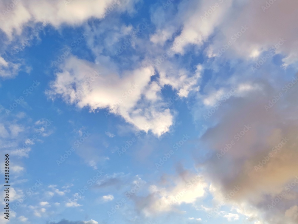 Blue sky with clouds background abstract Blue sky with clouds background abstract
