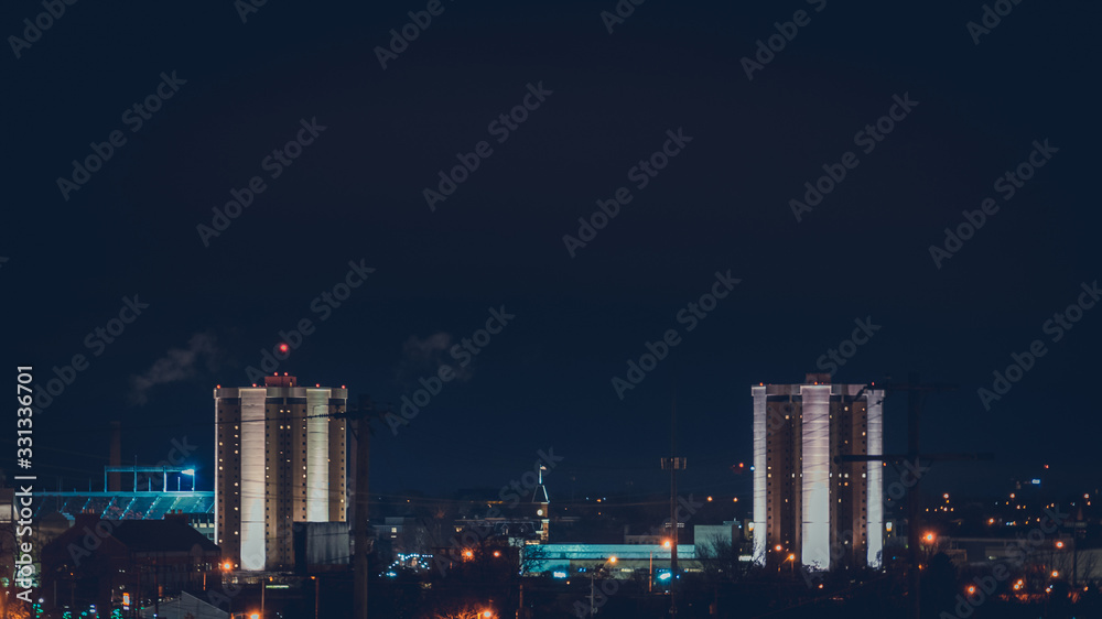 Obraz premium city at night