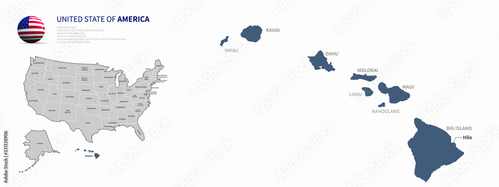 Hawaii Map United States Map Individual Map Series Of US States Us 1000 F 331338906 6ayqBB2p2cXEzyIQDN0tpxjilP5BUlWQ 