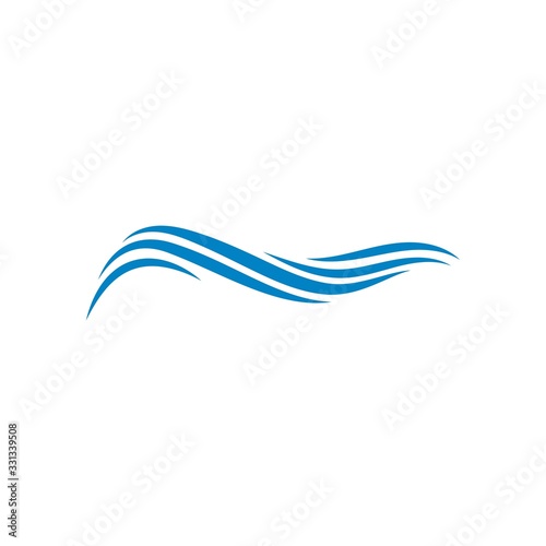 Water Wave Logo Template. vector Icon illustration Free Download Water Wave Logo Template. vector Icon illustration - GFXLoad