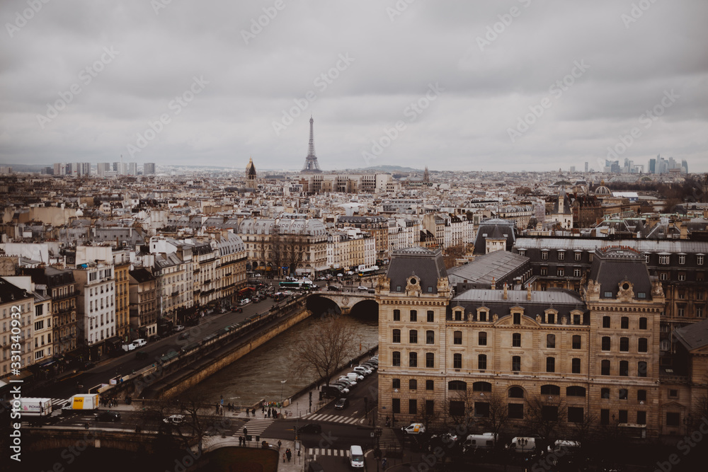 Architecture and art of Paris, France