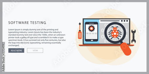 software testing all devices find bugs and tester