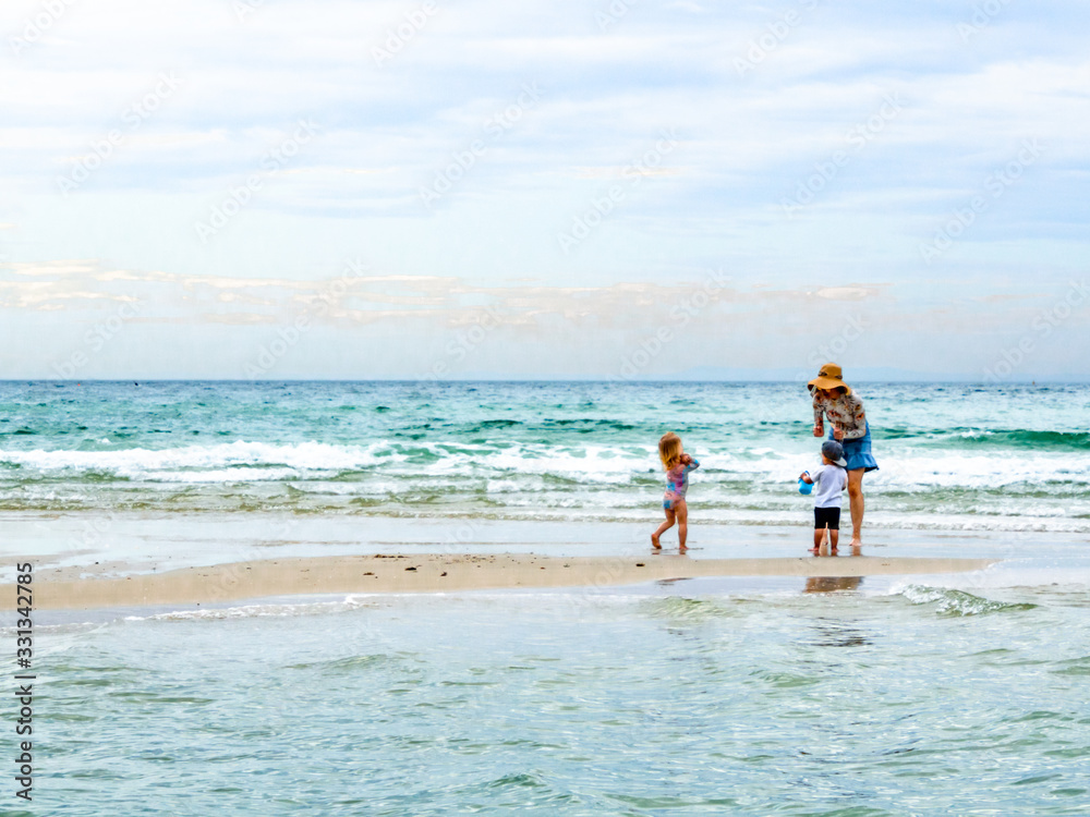 Kids at The Beach