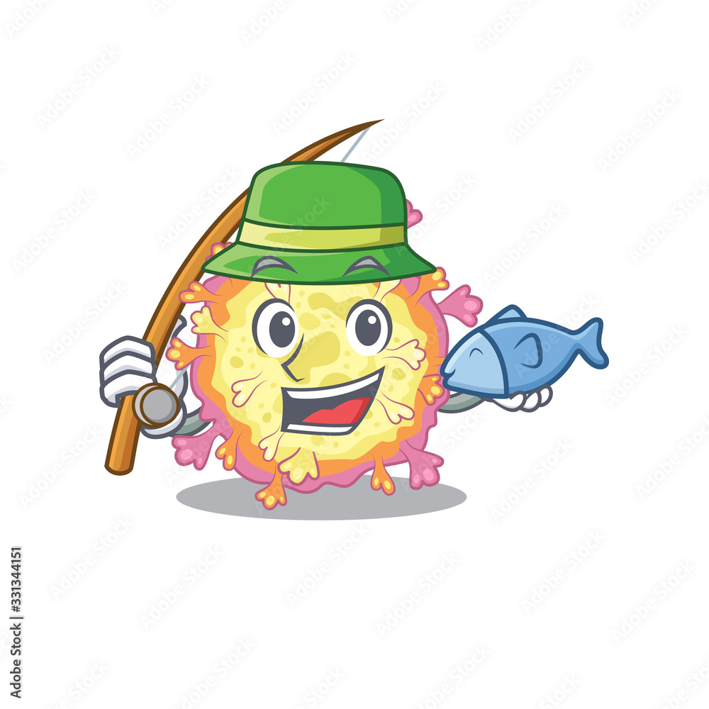 A Picture of funny Fishing coronaviridae virus design A Picture of funny Fishing coronaviridae virus design