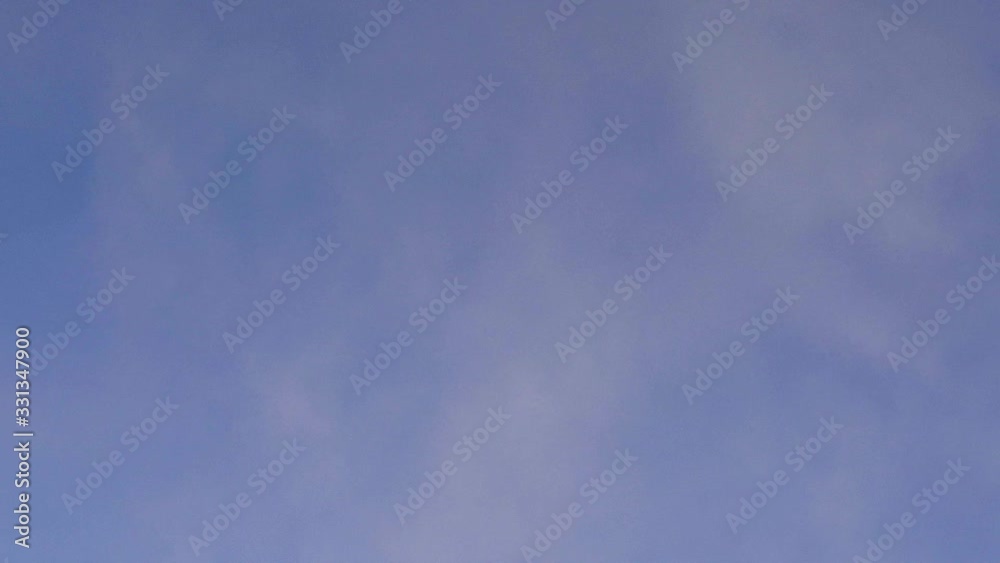 cloud smoke move float fast quickly abstract video against blue sky 2