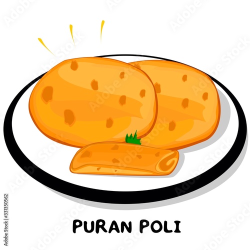 asian, bengal, boli, bread, breakfast, chana, channa, closeup, cuisine, dal, dishes, diwali, dussehra, festival, filling, flat, food, ghee, gudhi, gujarat, hindu, holi, indian, jaggery, kerala, layere
